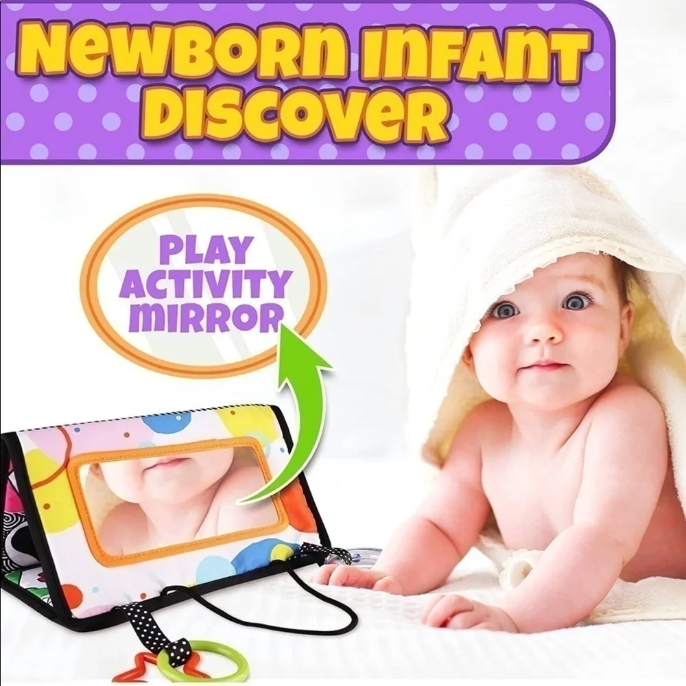 Brand New Baby Tummy Time Montessori Sensory Developmental Activity Toy